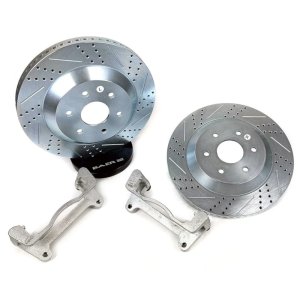 Lincoln Navigator Brake Rotors (2) - Front - Baer Brakes - Big Claw Performance - Zinc-Plated - `22-`26